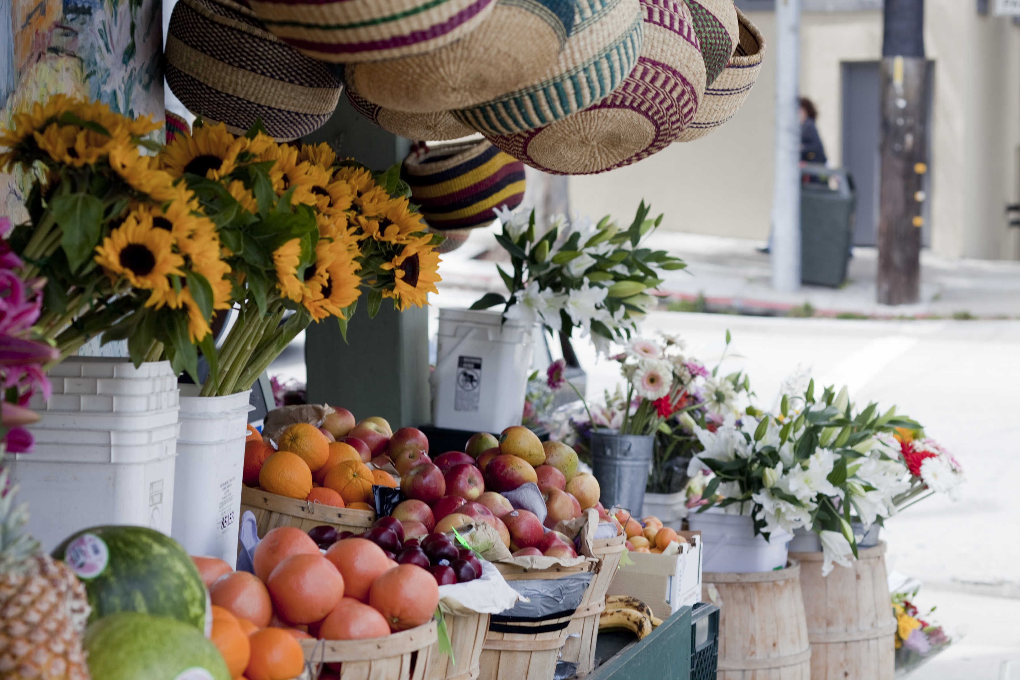 Flower stand in Cole Valley